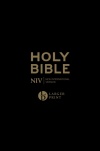 NIV Larger Print Personal Black Leather Bible (British Text)